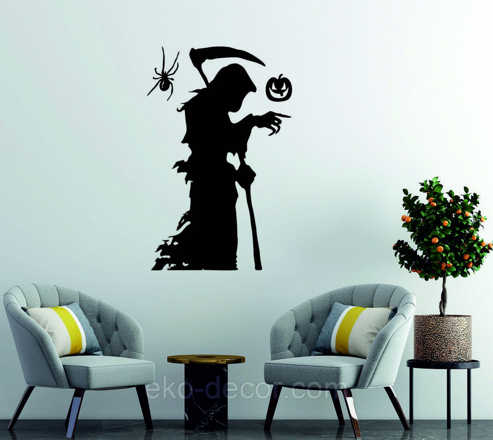 Декоративне настінне Панно «Смерть з косою», Декор на стіну Київ - фото 1