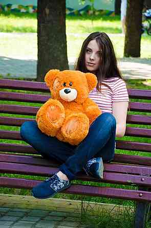 Мягкая игрушка Подарок плюшевый мишка, Плюшевый медведь Потап 50 см Карамельный Тернополь