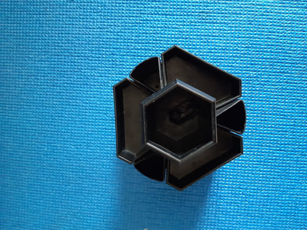 Органайзер для канцтоварів Б/У - висота 17 см, пластик, чорний, був у використанні Київ - фото 3