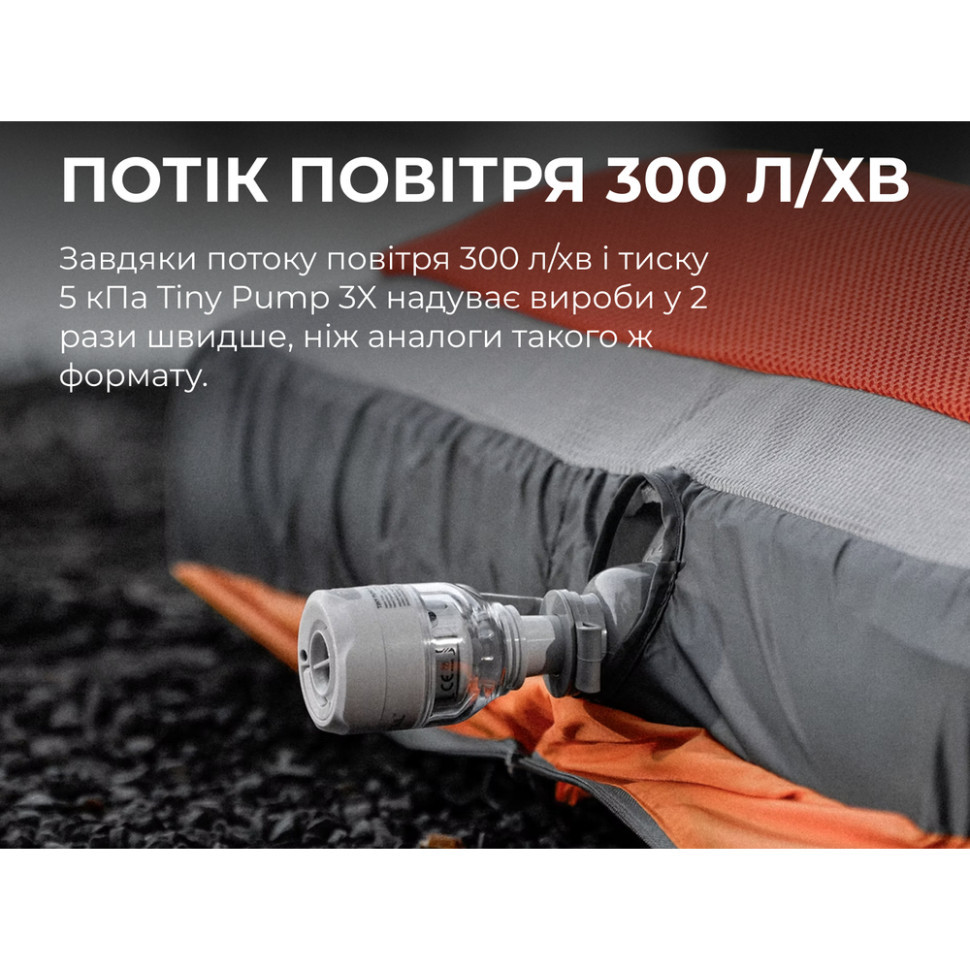 Насос-ліхтар кемпінговий Flextail Tiny Pump 3X, білий Киев - изображение 10