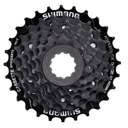 Касета для велосипеда SHIMANO CS-HG200-7 12-28 7 швидкостей чорна Бровари - фото 1