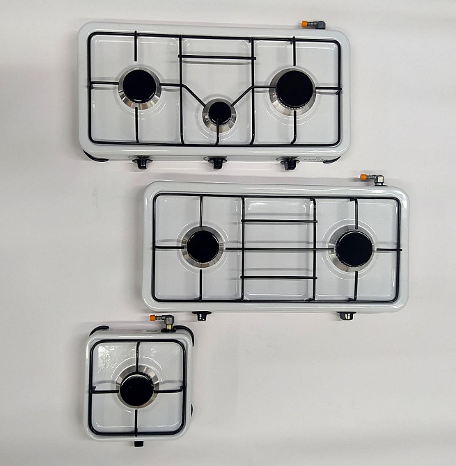 Газова плитка настільна на 3 конфорки зі штуцером Київ - фото 3
