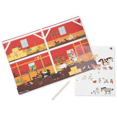 Набір для творчості Melissa&amp;Doug Перевідні наліпки Ферма (MD9531) Вінниця