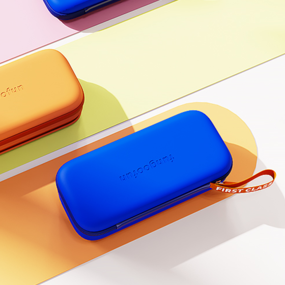 Сумка органайзер для гаджетов и аксессуаров,кабелей,проводов, силиконовая,влагостойкая на 2 отделения,синяя Каменец-Подольский