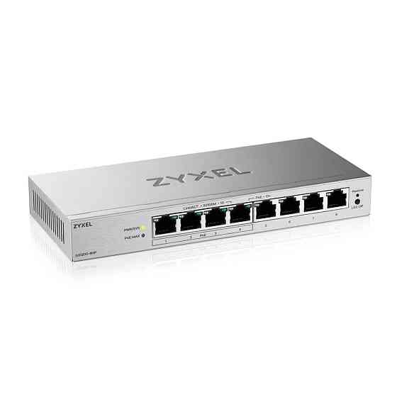 Коммутатор ZYXEL GS1200-8HP v3 (GS1200-8HPV3-EU0101F) ( 27487 ) Харків