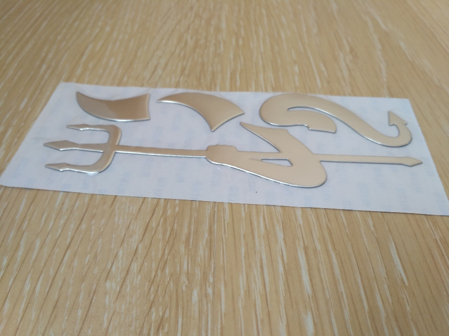 Наклейка Чортик на піктограму авто опукла Київ - фото 8