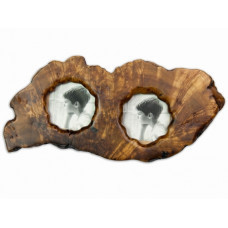 Двойная  фоторамка из дерева Киев - изображение 1