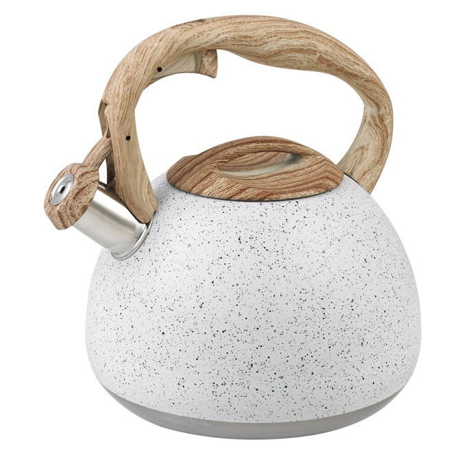 Чайник газовый нержавейка Unique, Чайник для приготовления напитков со свистком для воды на газ WU-72 Львов - изображение 3