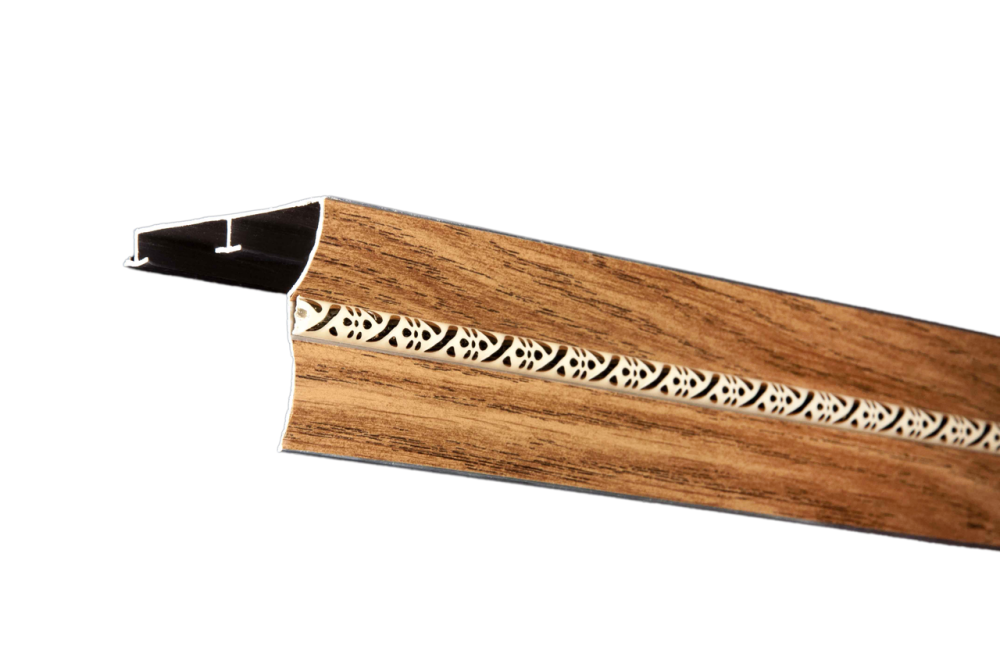 Алюмінієвий карниз БР-02/1 Дуб світлий 2 Бровари - фото 1