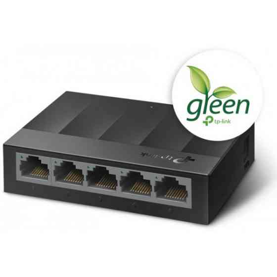 Комутатор TP-Link LiteWave LS1005G, 5xGE, некерований, настільний (LS1005G) Киев