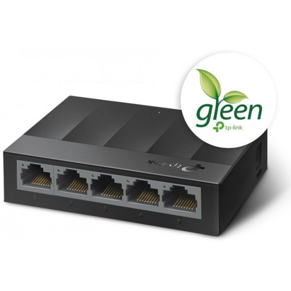 Комутатор TP-Link LiteWave LS1005G, 5xGE, некерований, настільний (LS1005G) Киев - изображение 2