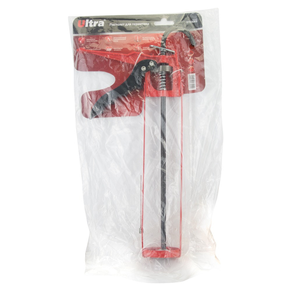 Пістолет для герметиків (посилений) 225 мм ULTRA (2723002) Київ - фото 7