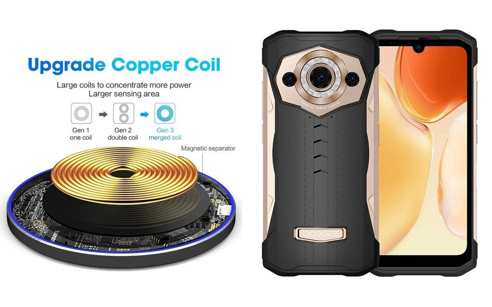 Бездротовий зарядний пристрій Copper до 30W для Google Pixel 10 Pro, Google Pixel 10 Pro XL, USB-C, LED Київ - фото 2