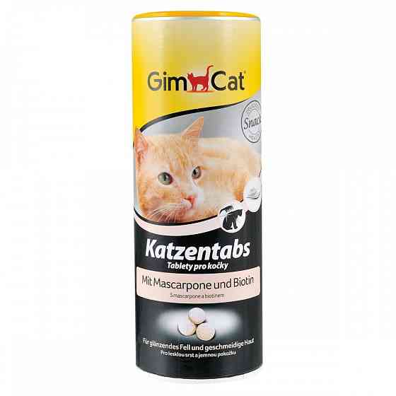 Витамін GimCat NUTRI BIOTIN BITES для котів для покращення стану шкіри та шерсті з маскарпоне та біотином 425г Винница