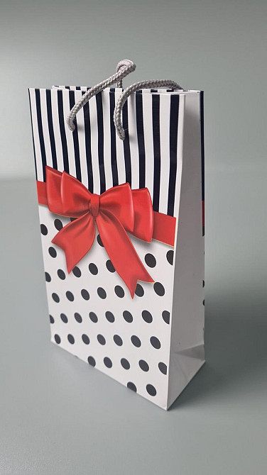 Пакет паперовий подарунковий малий 11/18/5 (арт М012) (12 шт.) Харків - фото 1