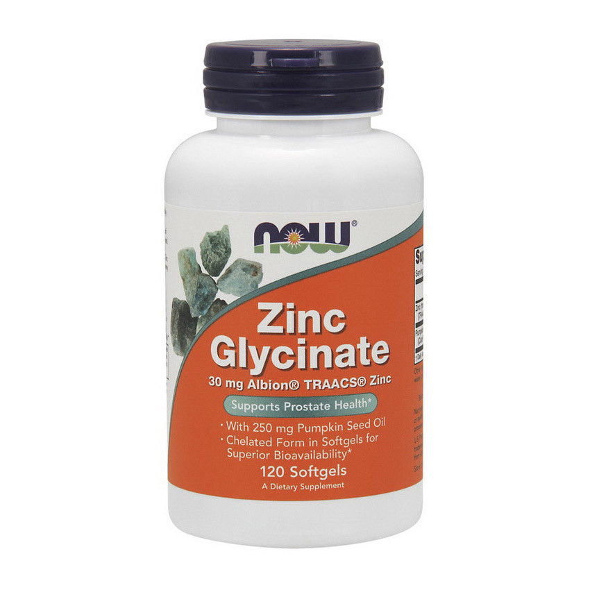 Zinc Glycinate 30 mg (120 softgels) Луцьк - фото 1