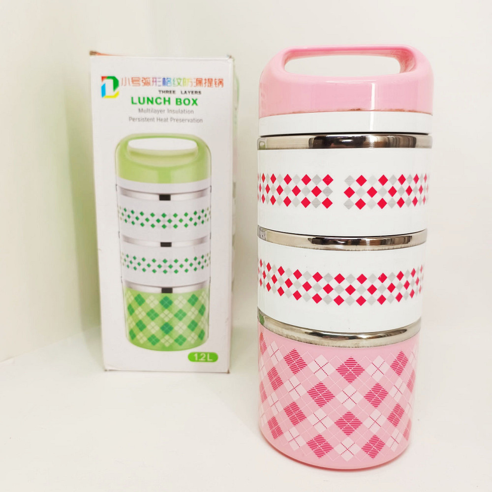 Термобокс для харчових продуктів UNIQUE, Ланч-бокс для їжі Термос їжі на роботу ZX-72 Львів - фото 6