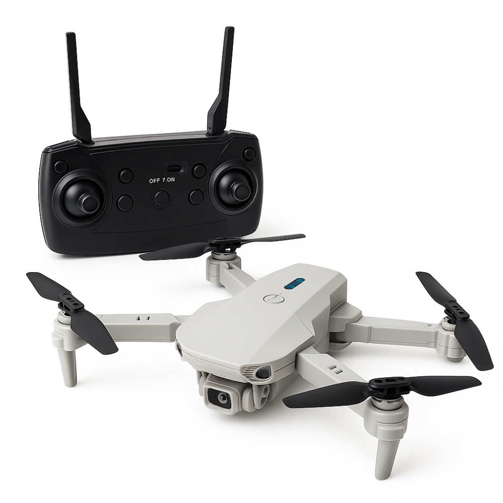 Квадрокоптер E88 міні дрон з HD камерою FPV до 20 хв польоту 2 АКБ та КЕЙС GV-81 Львів - фото 7