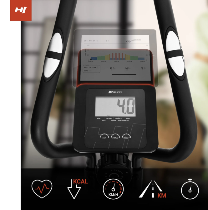 Орбітрек магнітний Hop-Sport HS-450B Dynamic чорно-золотистий Київ - фото 8