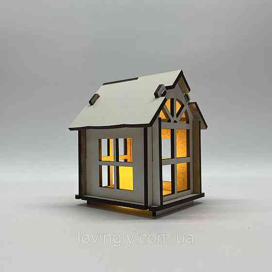 Будиночок-конструктор із ХДФ з LED підсвіткою  Творчий набір для дітей Ірпінь