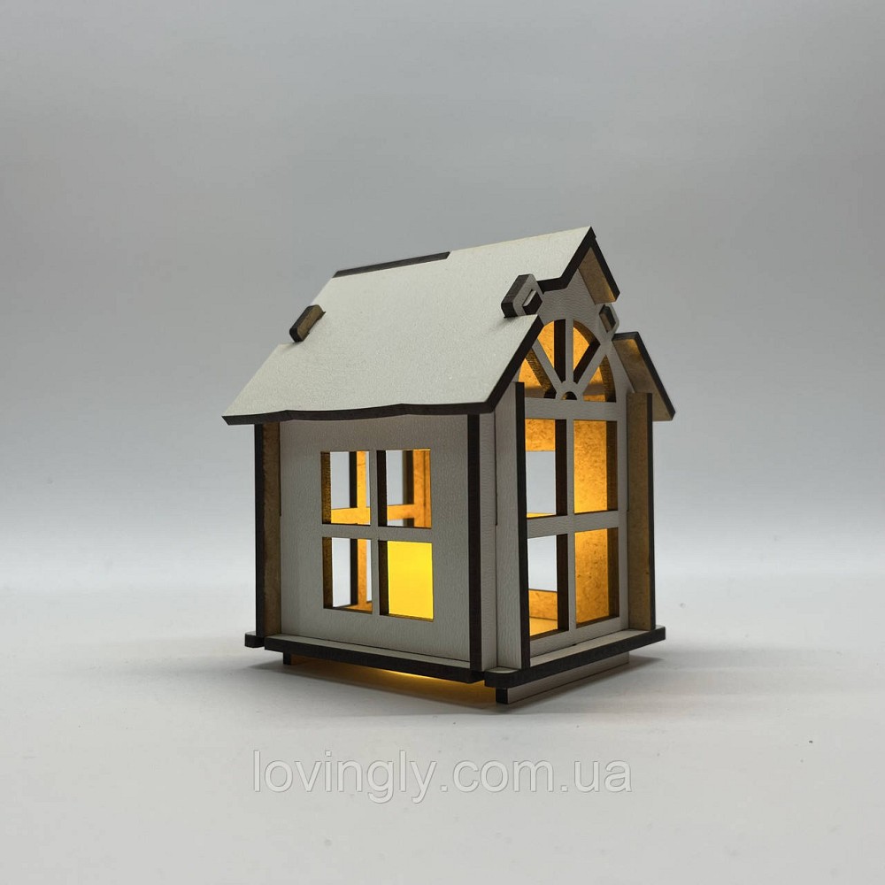 Будиночок-конструктор із ХДФ з LED підсвіткою  Творчий набір для дітей Ірпінь - фото 6