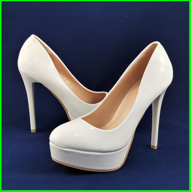 Жіночі Білі Туфлі на Каблуку Шпильке Лакові Модельні (розміри: 38,40) - 139/160 Дніпро - фото 8