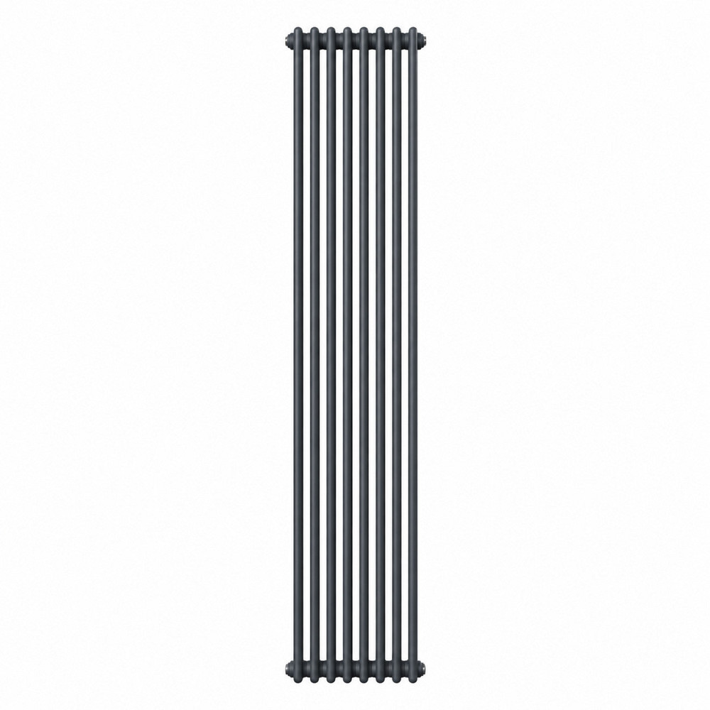 Вертикальний радіатор Calidum 2-8 380х1800, anticor, антрацит Київ - фото 1