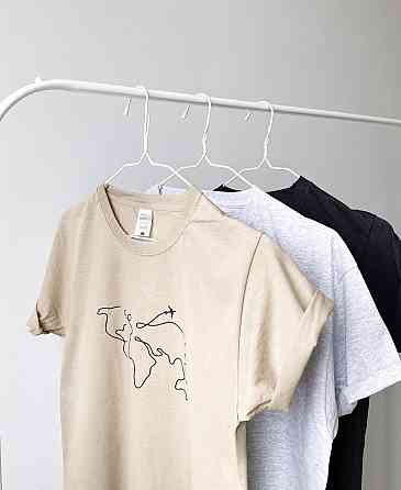 Женская\Мужская футболка с картинкой карти Черновцы