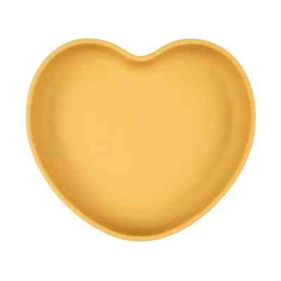 Тарілка дитяча Canpol babies силіконова Серце - жовта (80/309_yel) Вінниця