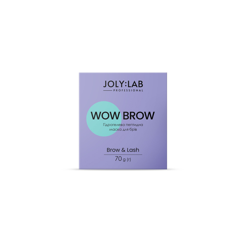 Гидрогелевая пептидная маска для бровей Wow Brow Joly:Lab 70 г Киев - изображение 3