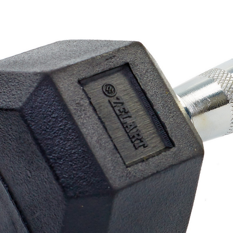 Гантель 1 кг цільна шестигранна гексагональна Zelart Київ - фото 3