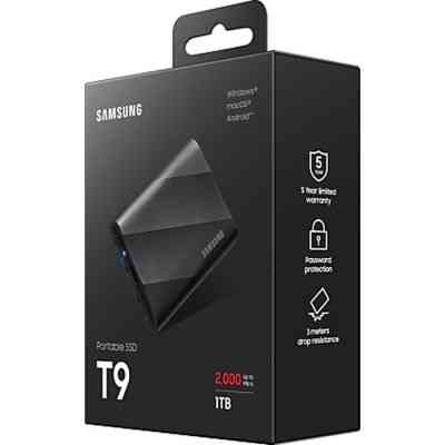 Накопичувач SSD USB 3.2 1TB T9 Samsung (MU-PG1T0B/EU) Вінниця