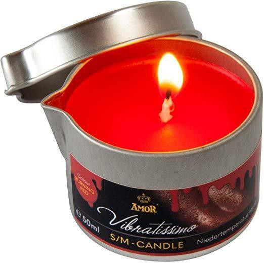 Масажна свічка - Vibratissimo Burning Red, 50 мл Sex Aura Київ - фото 3