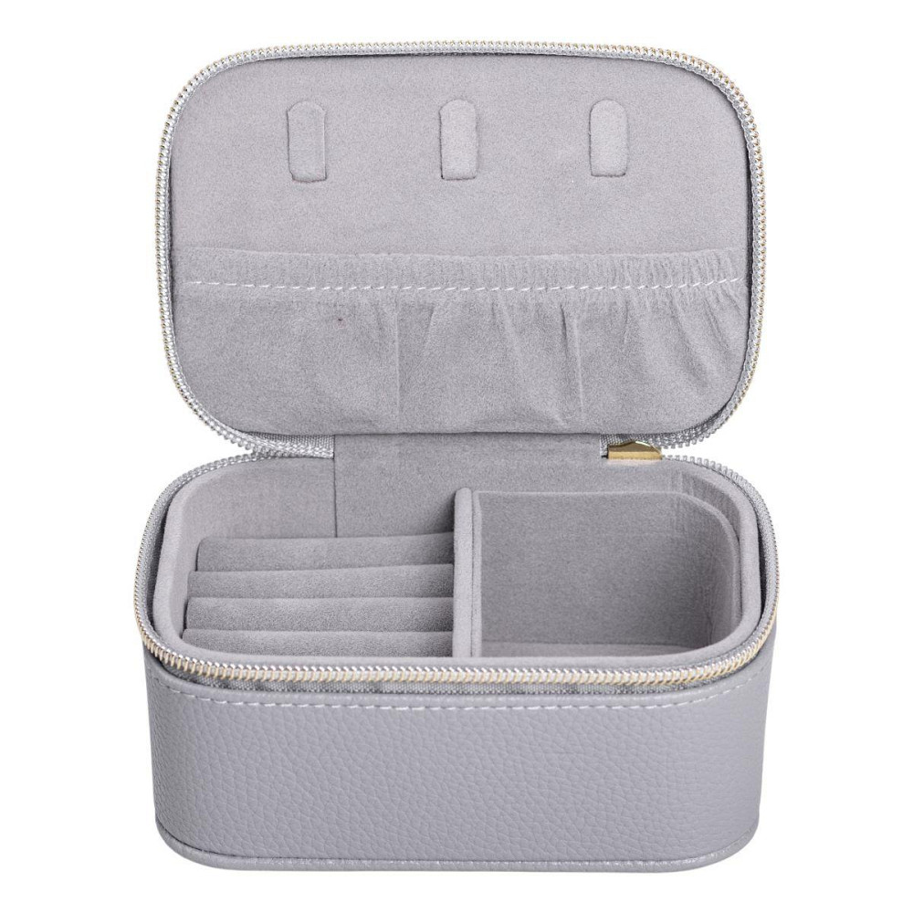 Скринька для прикрас з еко шкіри на блискавці міні органайзер для ювелірних виробів HP-5-26G Київ - фото 1