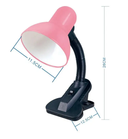 Настольная лампа китай прищепка  E27 (в наличии разные цвета) от 220V Днепр