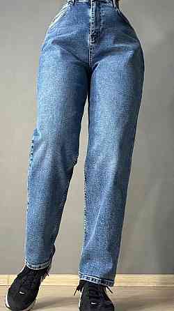 Джинсы женские Mikaletta 13125 MOM comfort большие размеры стрейчевые синие, синий, З4, 34, 93 см, 115 см Киев