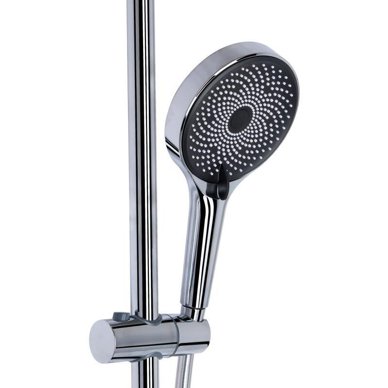 Душевая система из латуни Qtap Slavonice на три потребителя (с изливом) QTSLA111CRM45904 Chrome Харьков - изображение 4