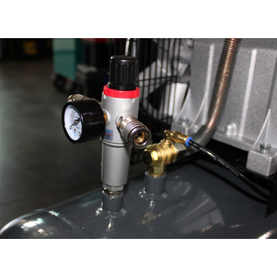 Компресор GTM 100л, 400/300л/хв, 2,2кВт, 10бар, 220В, 2 циліндри (KCH2070B-100L) Вінниця - фото 3