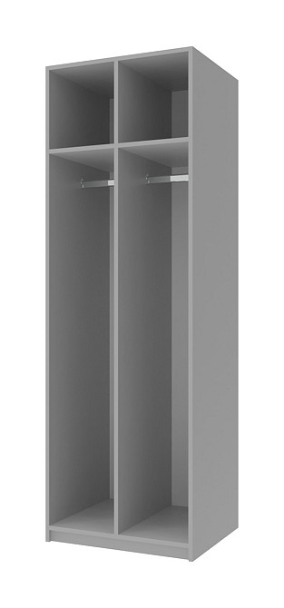 Шафка в роздягальню на 2-і секції Doros 60х52х180 Сірий (DRS-011221) Дніпро - фото 3
