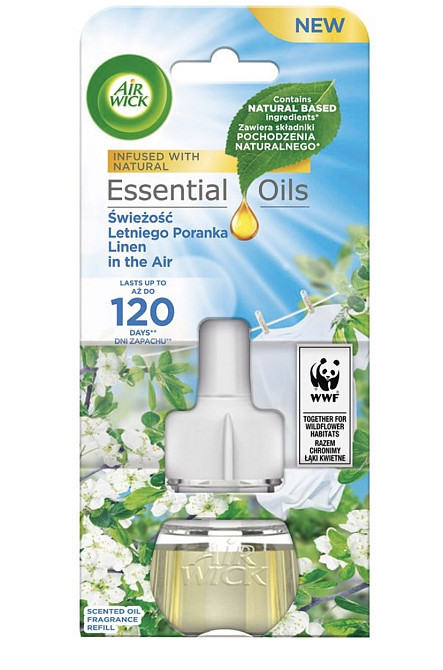 Змінний флакон до електричного ароматизатора повітря Air Wick Ранкова свіжість, 19 мл Виноградів - фото 1