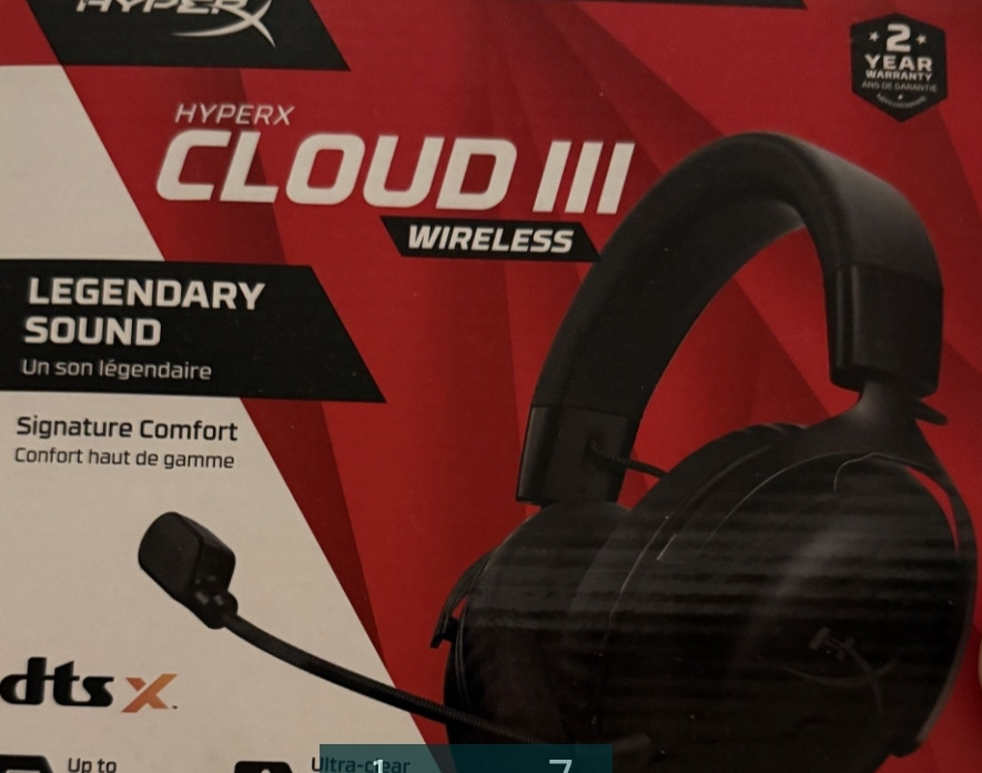 Наушники Hyper X Cloud III Wireless - Gaming Headset Київ - фото 7