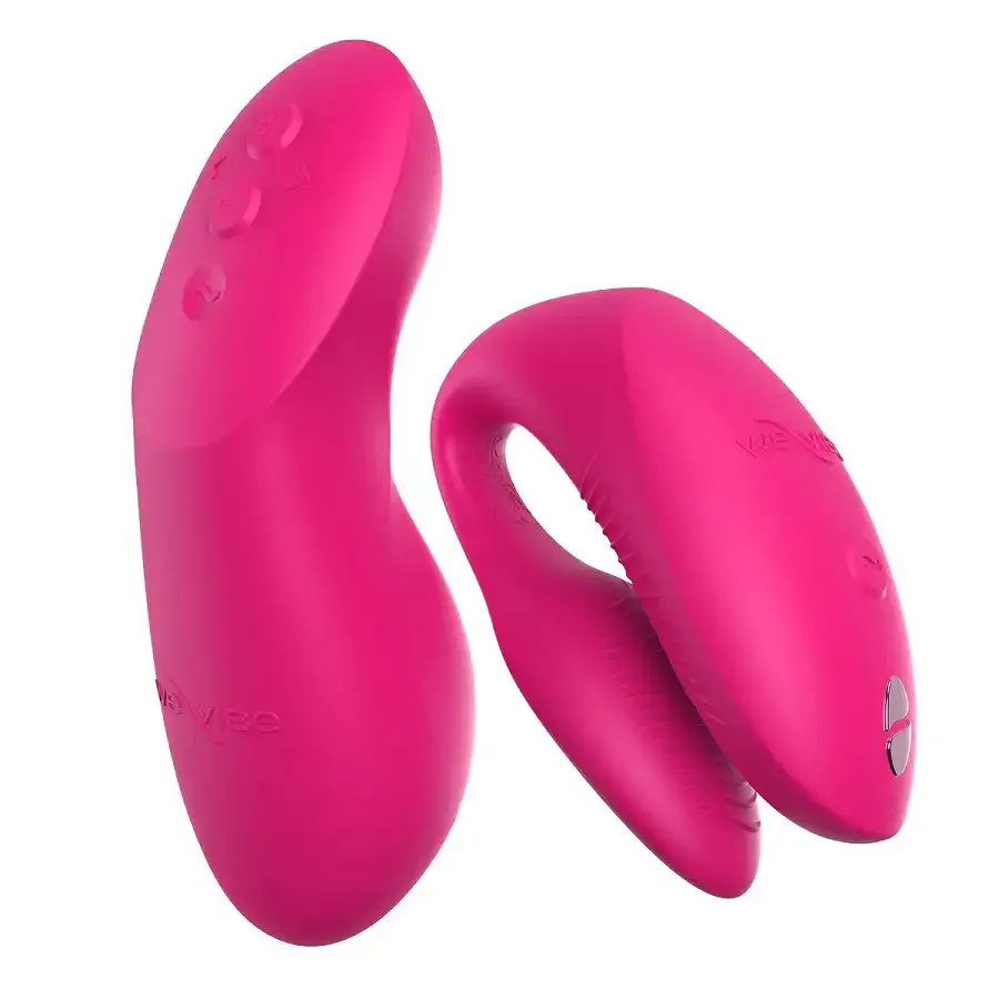 Смарт-вібратор для пар We-Vibe Chorus Pro Electric Pink Львів - фото 2