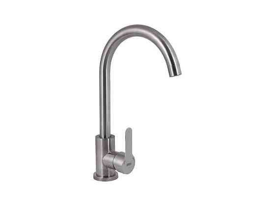 Смеситель на раковину серый Pure 015F (k35) BRIPUR015FNKL ТМ Brinex Киев