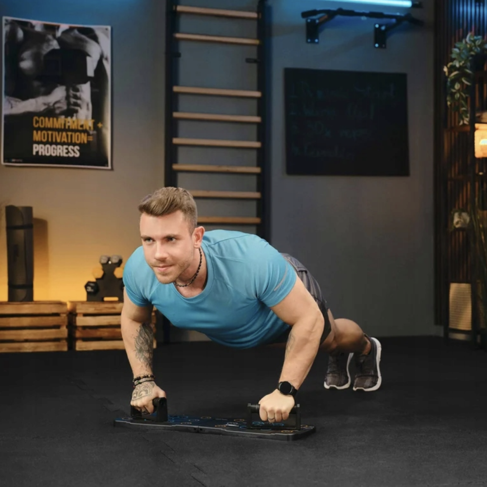 Доска для отжиманий 12 в 1 TX-010PUB домашний тренажер для отжиманий и силовых упражнений Киев - изображение 4