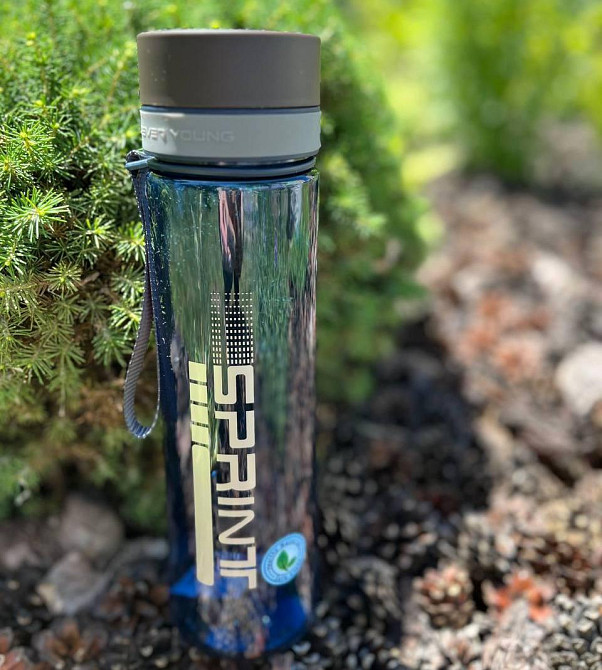 Пляшка для води CASNO 1000 мл KXN-1111 Блакитна Кам'янське - фото 4