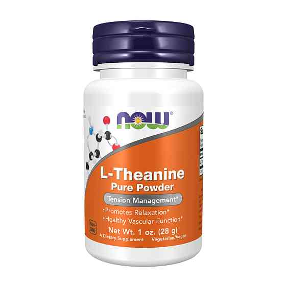 Аминокислота Now Foods L-Theanine Powder - 28g Луцк