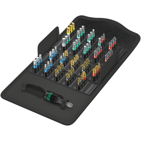 Набір біт РН,PZ,SL,HEX,Torx 61ед. Wera Bit-Safe BiTorsion 05057441001 Одеса