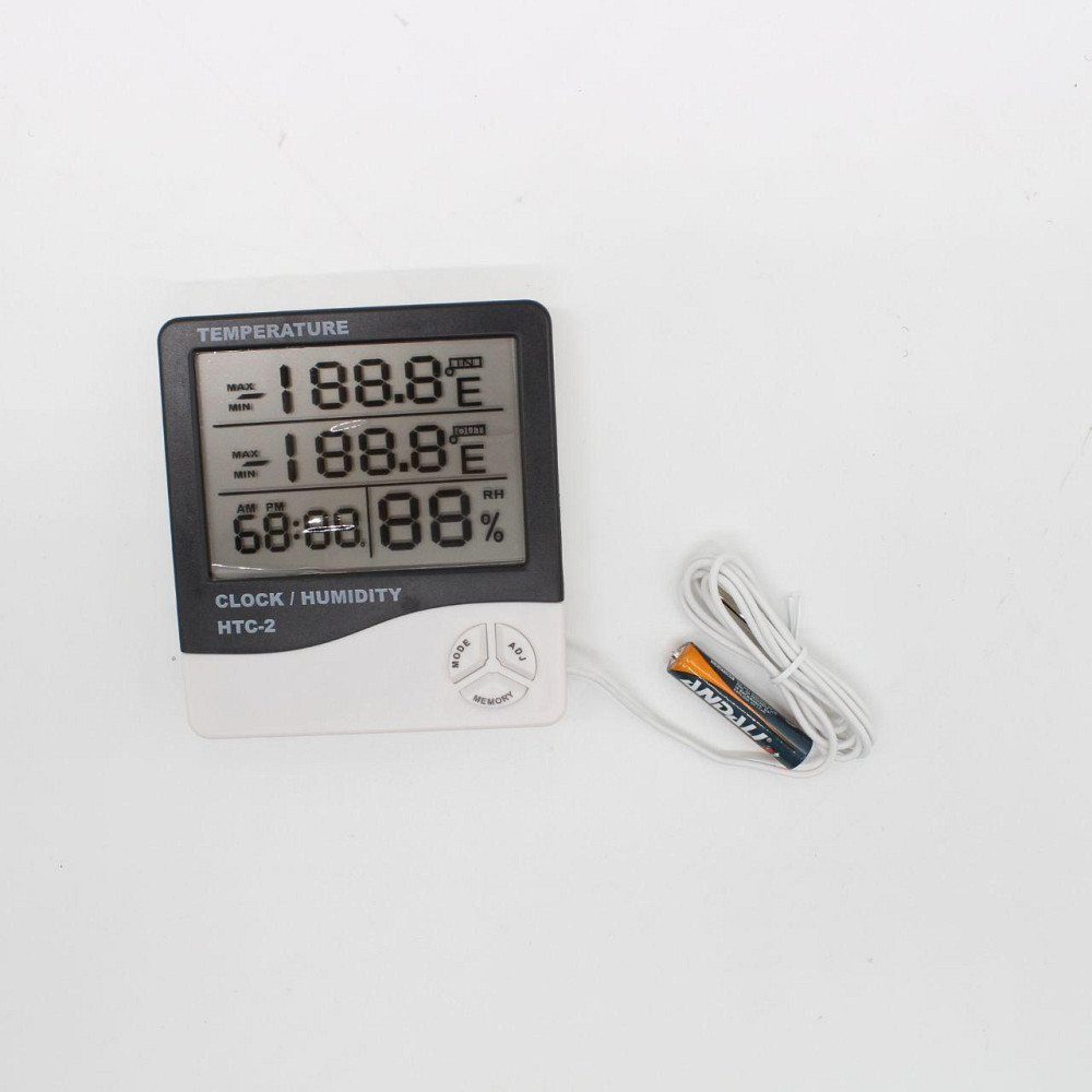 Цифровий термометр гігрометр ART 2786 / Електронні годинники / Термометр з виносним датчиком температури Київ - фото 9