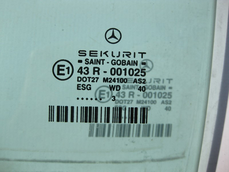 Mercedes-Benz  A2117350110 43R-001025 Скло зелене задніх лівих дверей E-Class W211 elegance Одеса - фото 2