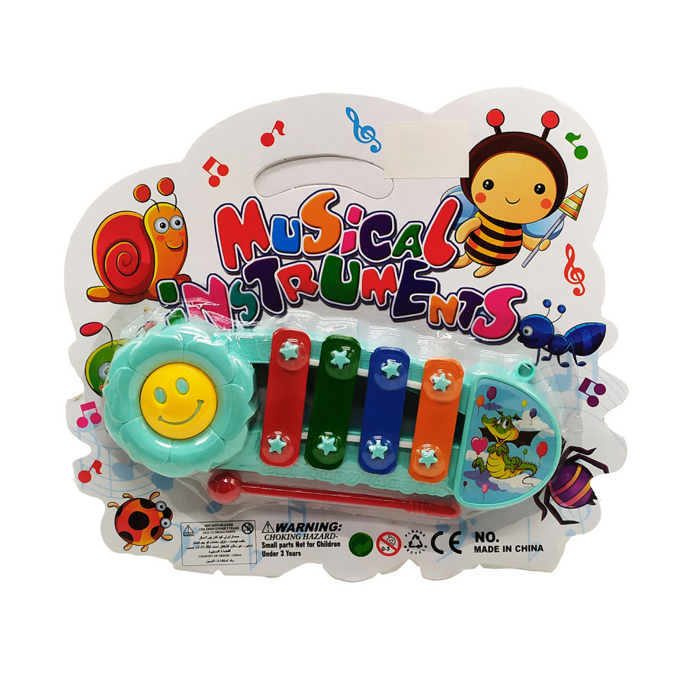 Музична іграшка Ксилофон Y9093, 16 см Бірюзовий Вінниця - фото 1